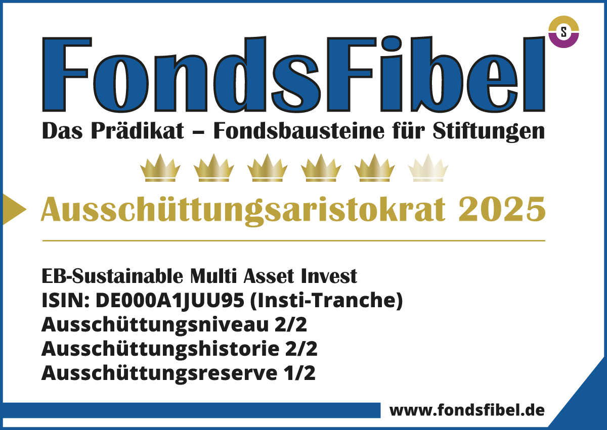 Das FondsFibel-Prädikat: EB-Sustainable Multi Asset Invest