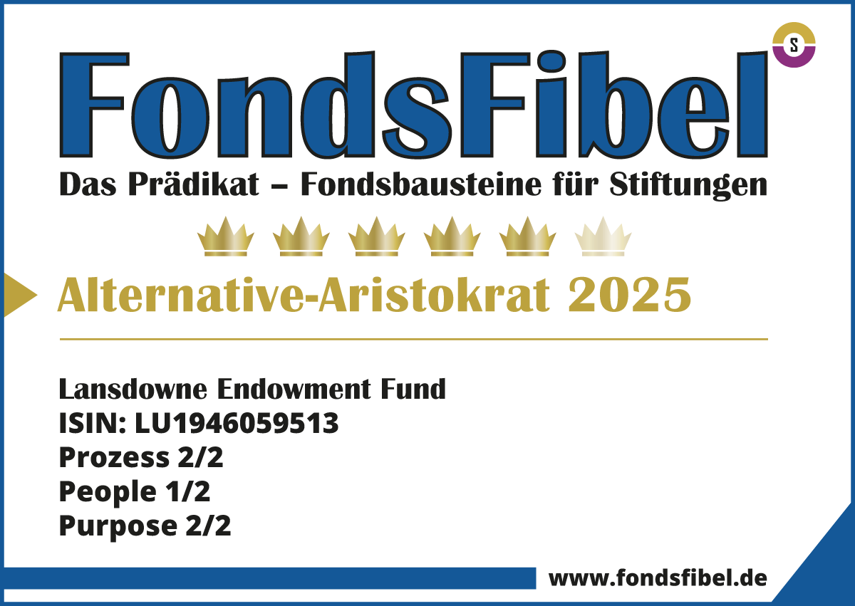 Das FondsFibel-Prädikat: Lansdowne Endowment Fund Das FondsFibel-Prädikat: Lansdowne Endowment Fund