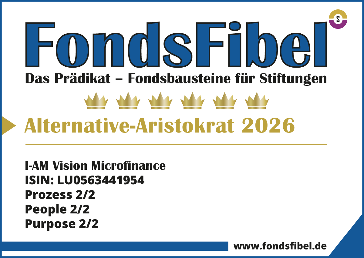 Das FondsFibel-Prädikat: I-AM Vision Microfinance Das FondsFibel-Prädikat: I-AM Vision Microfinance