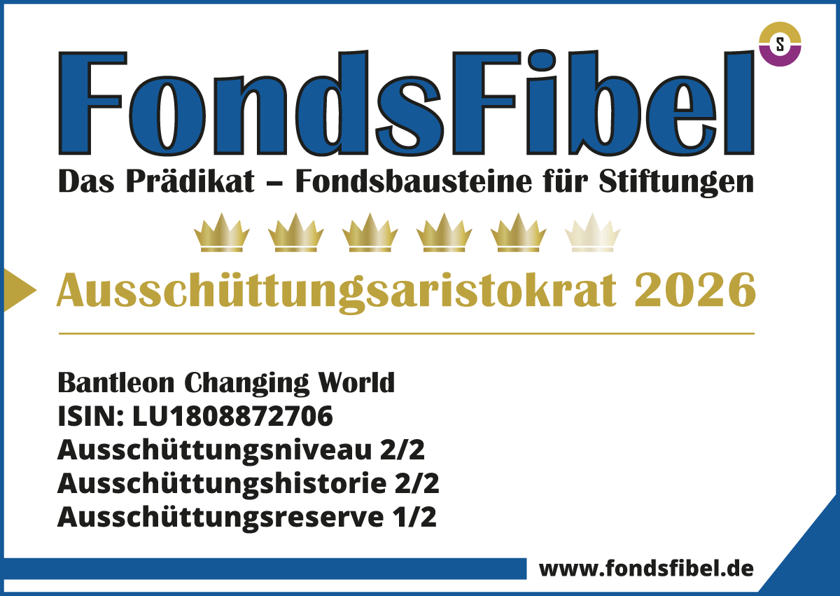 Das FondsFibel-Prädikat: Bantleon Changing World