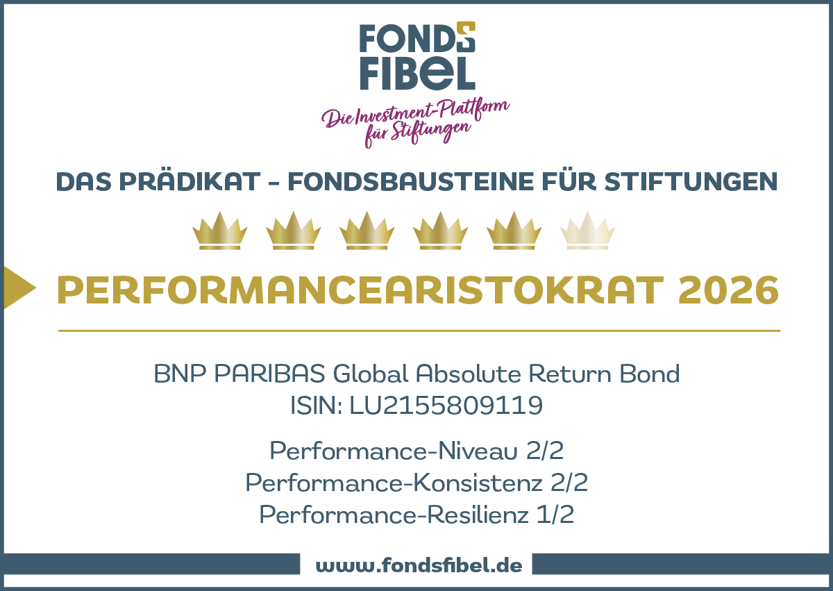 Das FondsFibel-Prädikat: BNP PARIBAS Global Absolute Return Bond